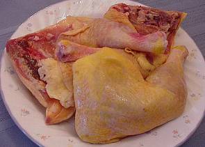 Chicken leg quarters
